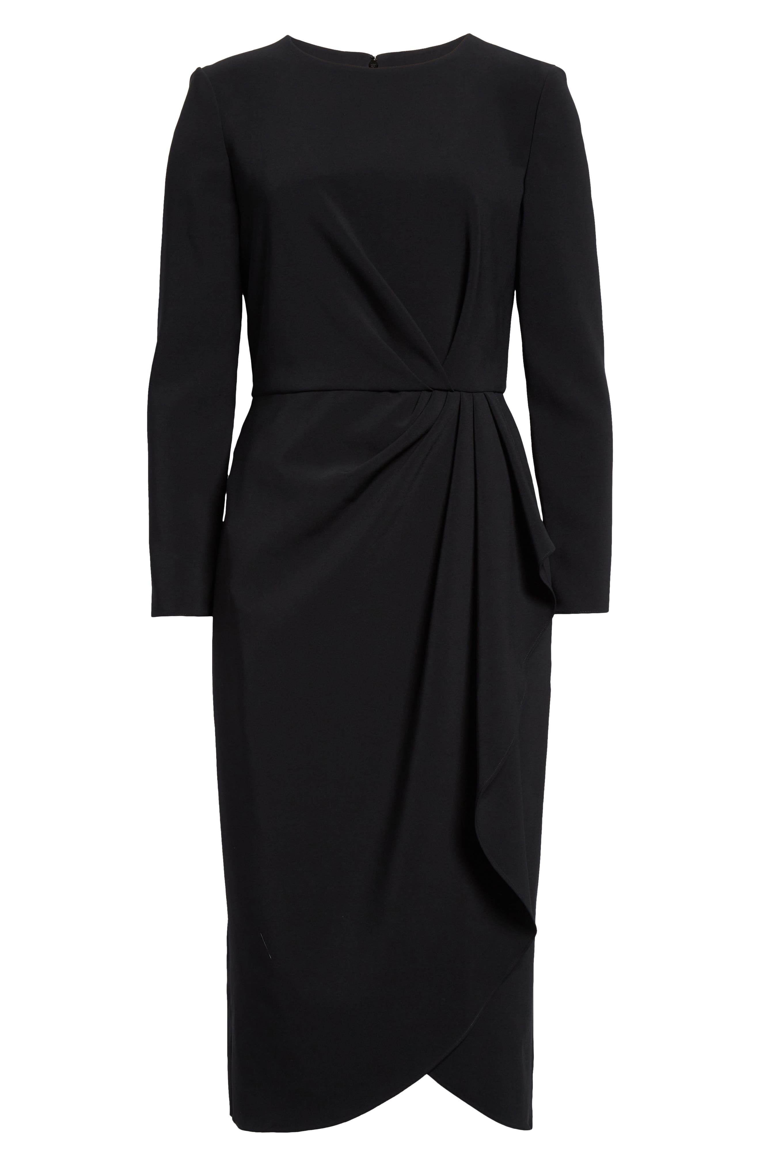 long sleeve tulip dress White Mini Dress - Satin Dress - Long Sleeve Dress - Mini Dress
