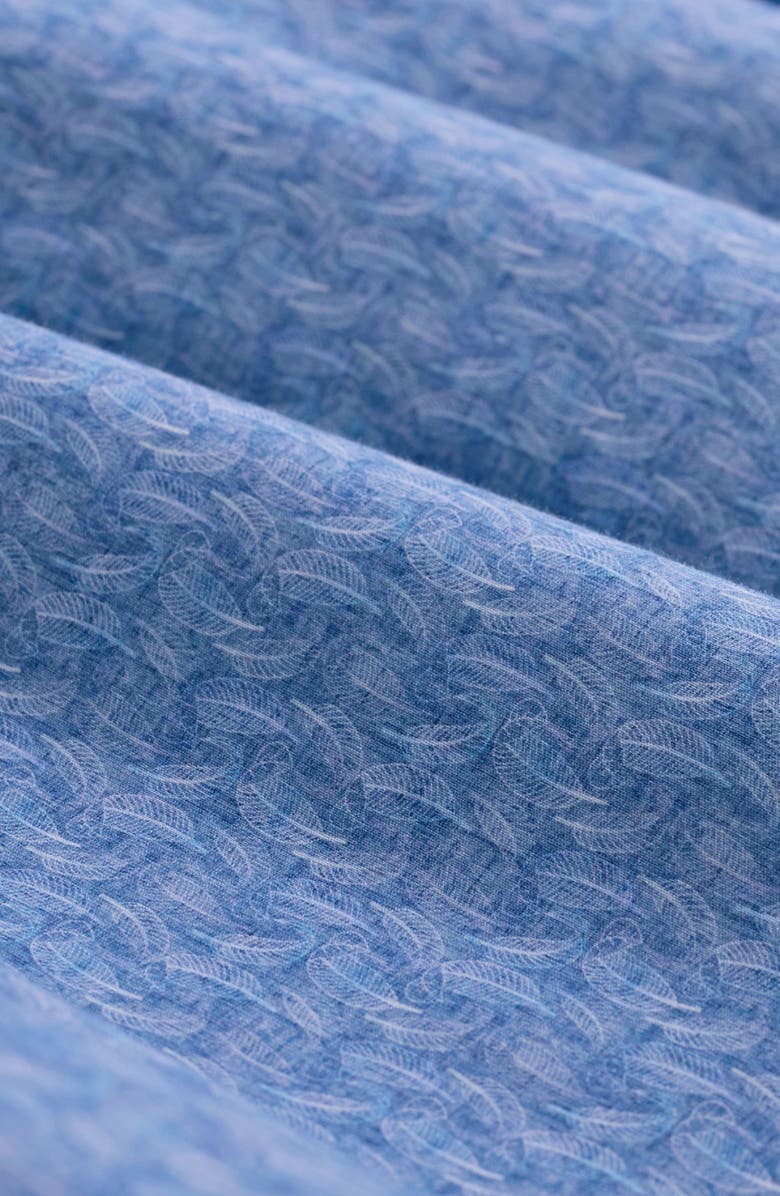 Bugatchi James OoohCotton<sup>®</sup> Geo Print Button-Up Shirt, Alternate, color, Cobalt