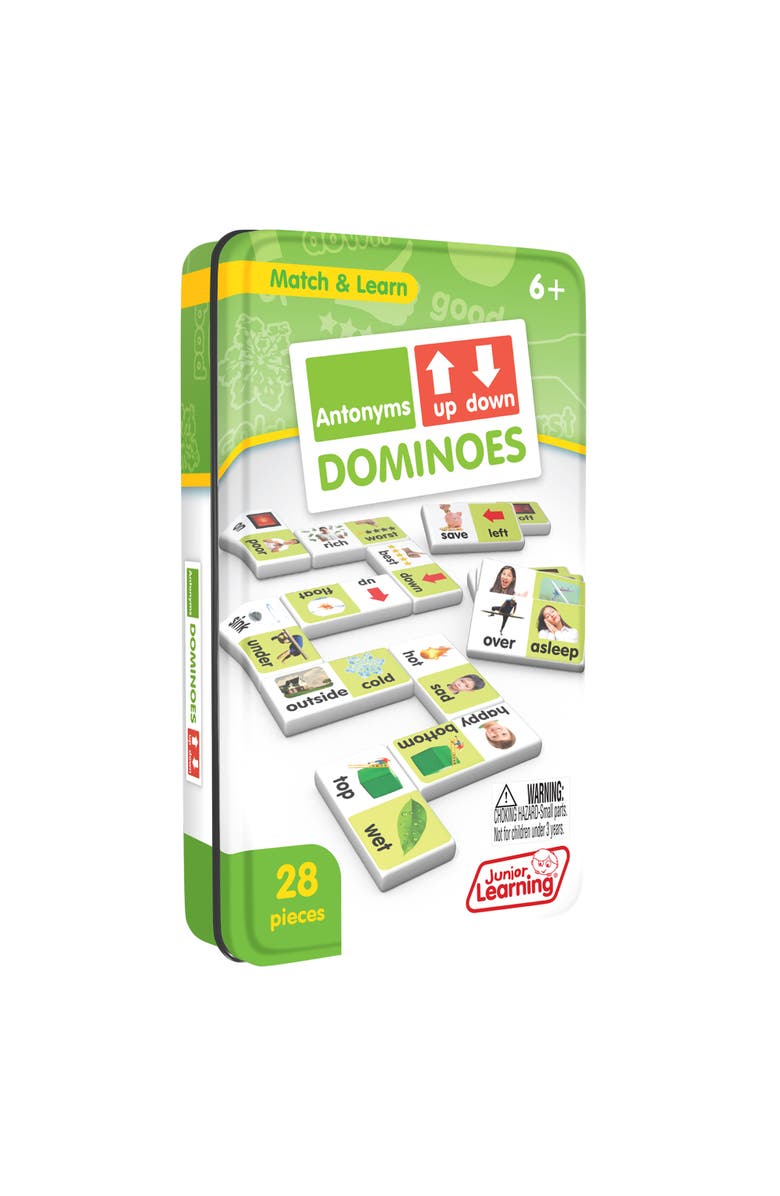 Junior Learning Antonyms Dominoes, Main, color, Multicolored