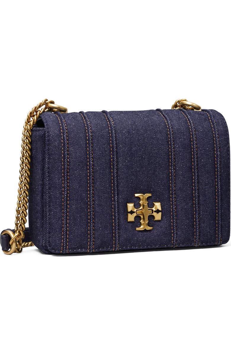 Tory Burch Kira Denim Shoulder Bag, Alternate, color,