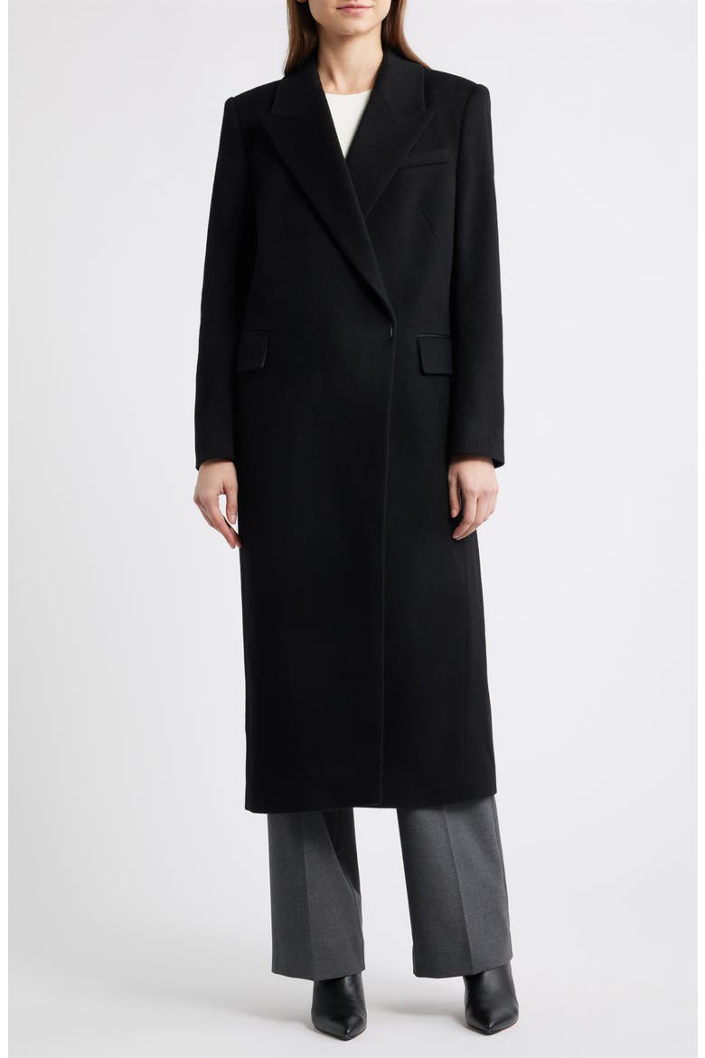 Callafy Cashmere Coat, Main, color, BLACK