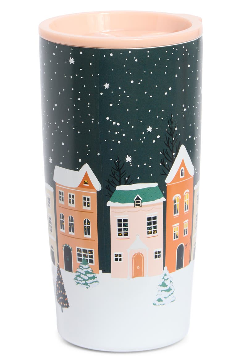 Thermal Stainless Steel Mug, Main, color, HOLIDAY VILLAGE
