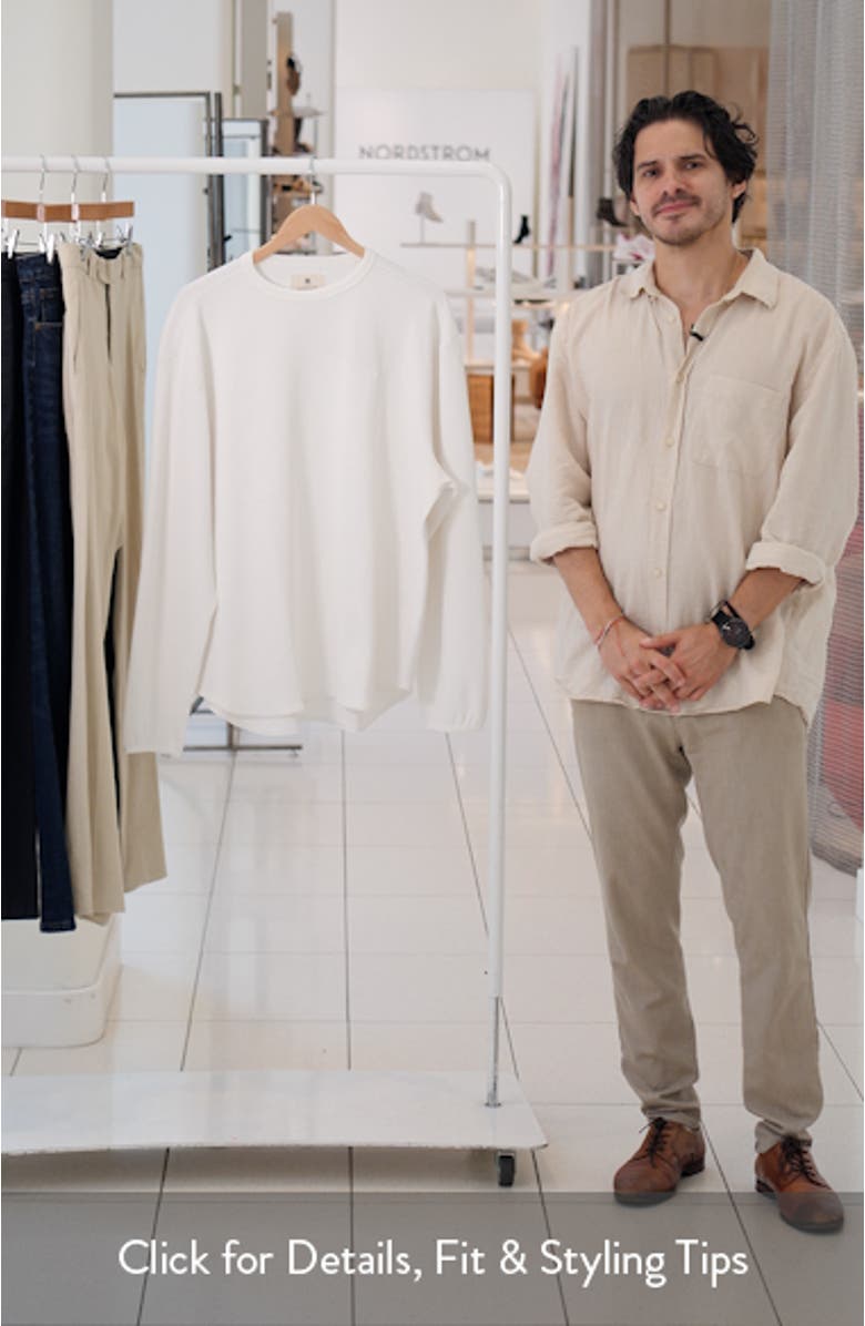 Dry Waffle Long Sleeve T-Shirt, sales video thumbnail
