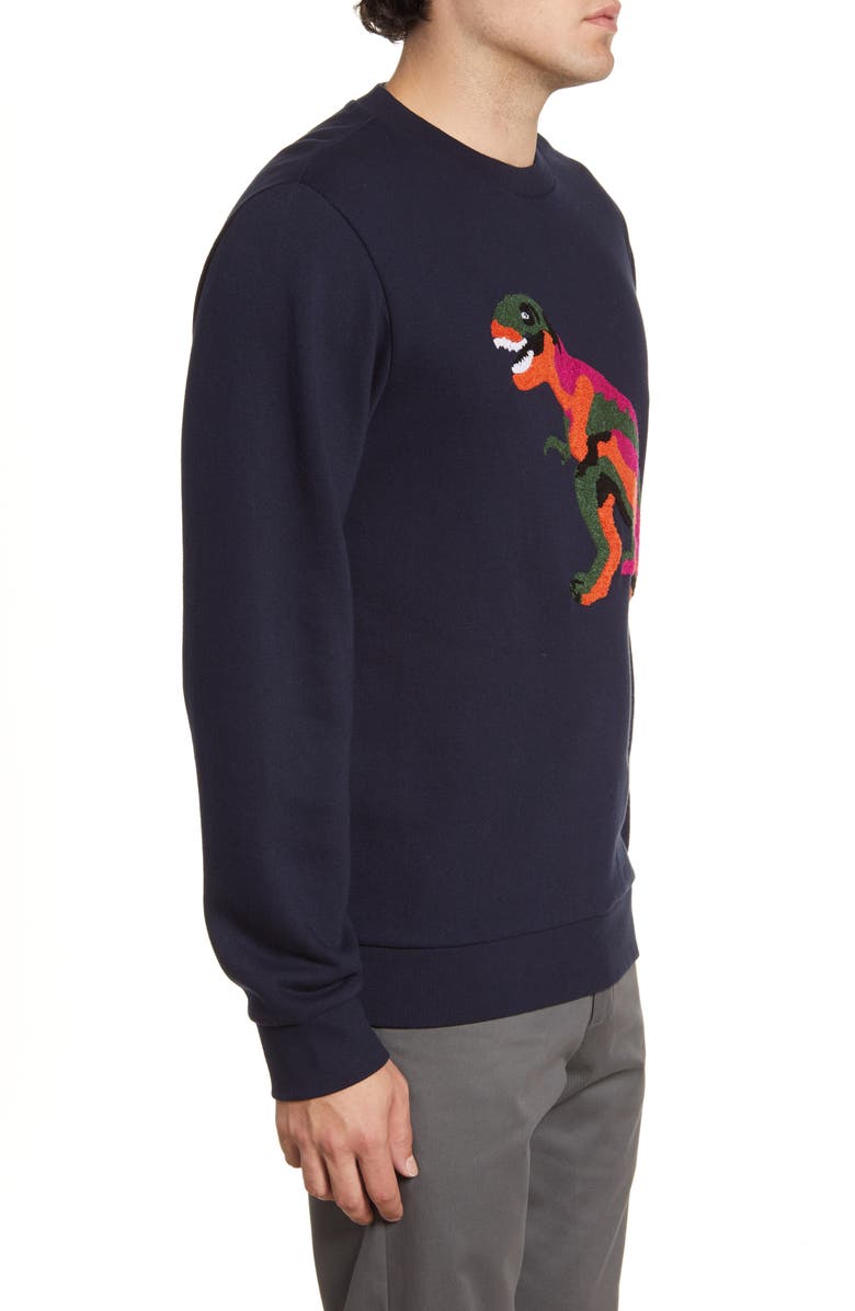Bonobos Bouclé Dino Sweatshirt, Alternate, color, 