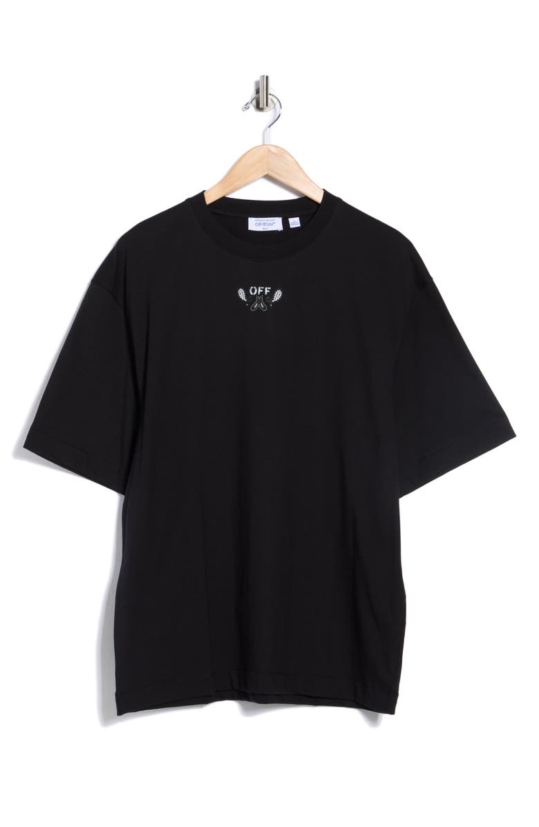 Off-White Bandana Arrow Skate T-Shirt, Main, color, Black-White
