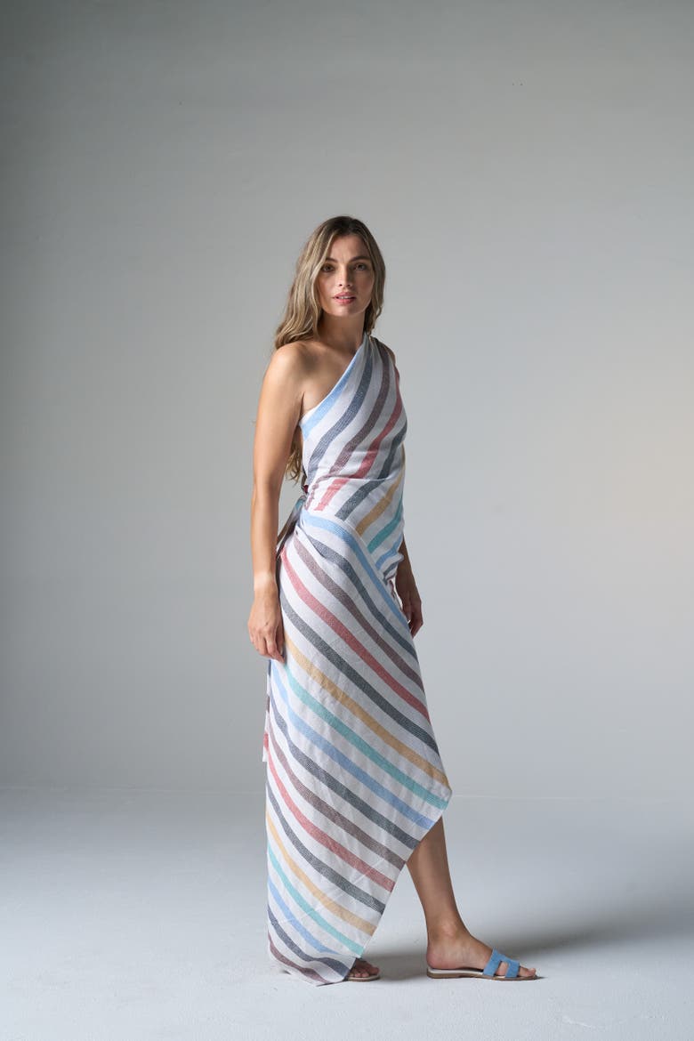 Mena Dress, Alternate, color, Candy Stripe