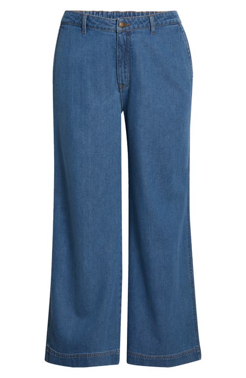 Seasalt Cornwall Sennen Cove Wide Leg Jeans In Blue