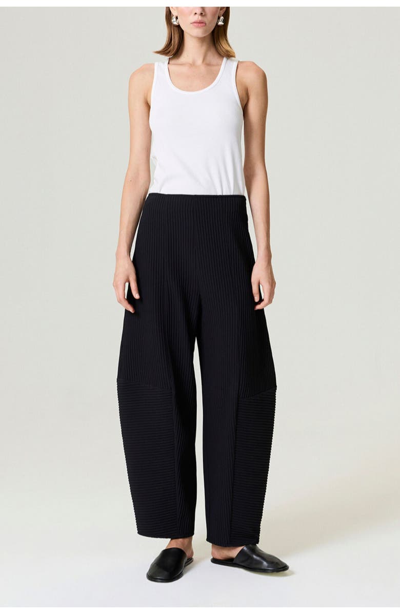 Nocturne Cord Detailed Pants, Alternate, color, Black