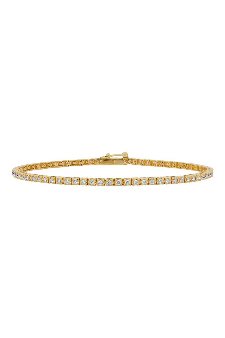 Audrey Trend Diamond Tennis Bracelet, Main, color, 18K YELLOW GOLD