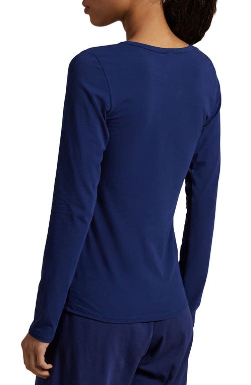 Polo Ralph Lauren Baselayer Stretch Cotton T-shirt In Blue