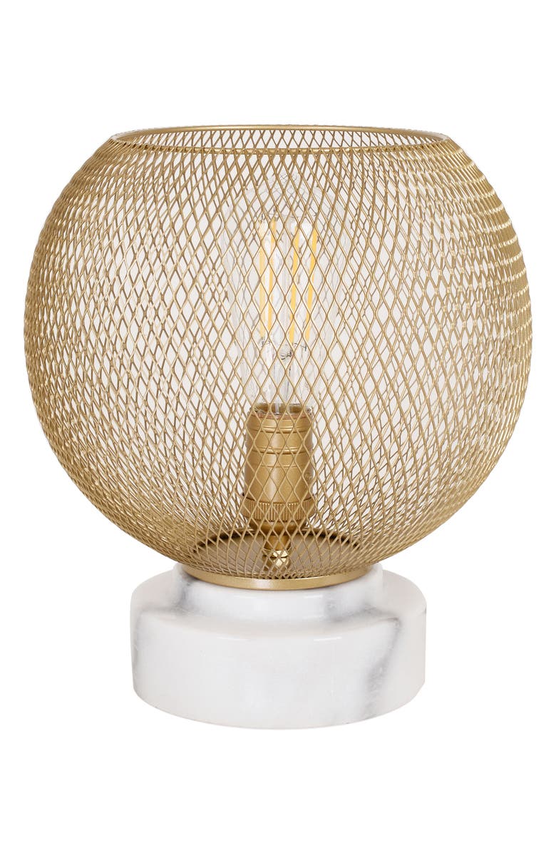 cupcakes and cashmere Mesh & Marble Uplight Lamp, Main, color, 