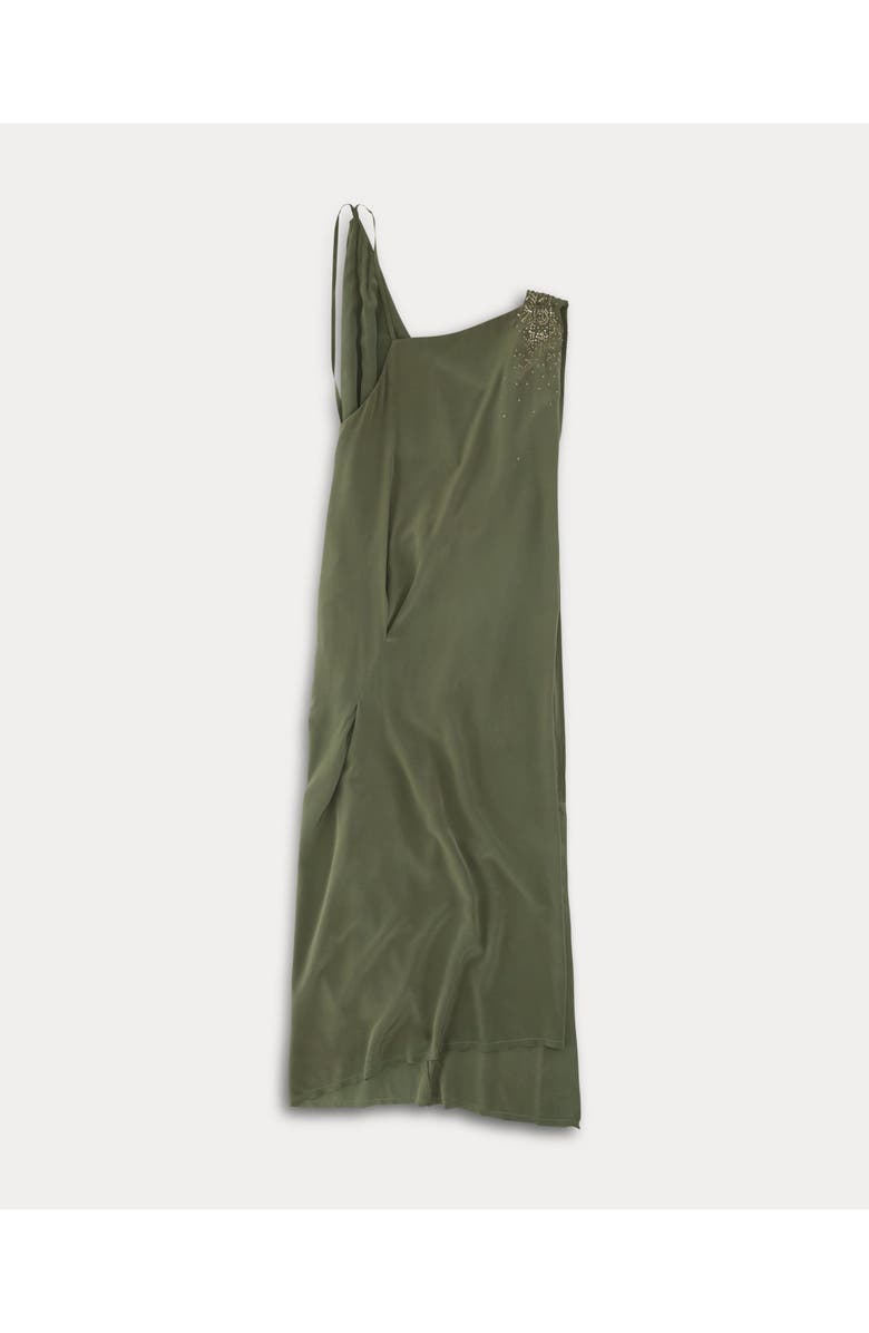 Fortela Silk crepe dress, Alternate, color, Green