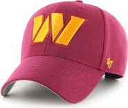 '47 Men's '47 Burgundy Washington Commanders MVP Adjustable Hat