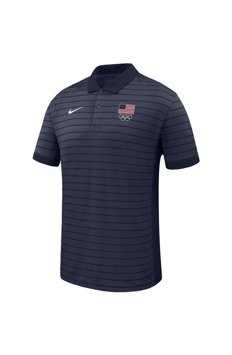 Nike Men's Nike  Navy Team USA Team Victory Stripe Polo, Alternate, color, 