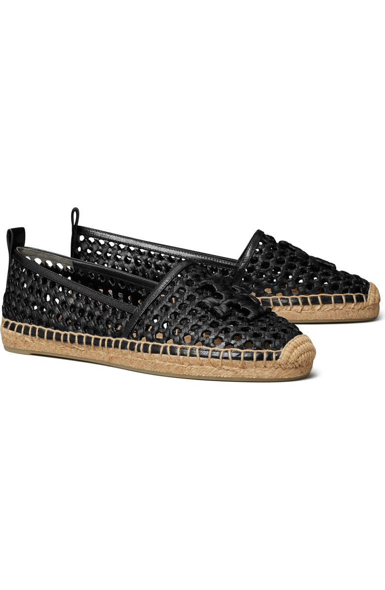 Tory Burch Double T Espadrille Flat, Main, color,