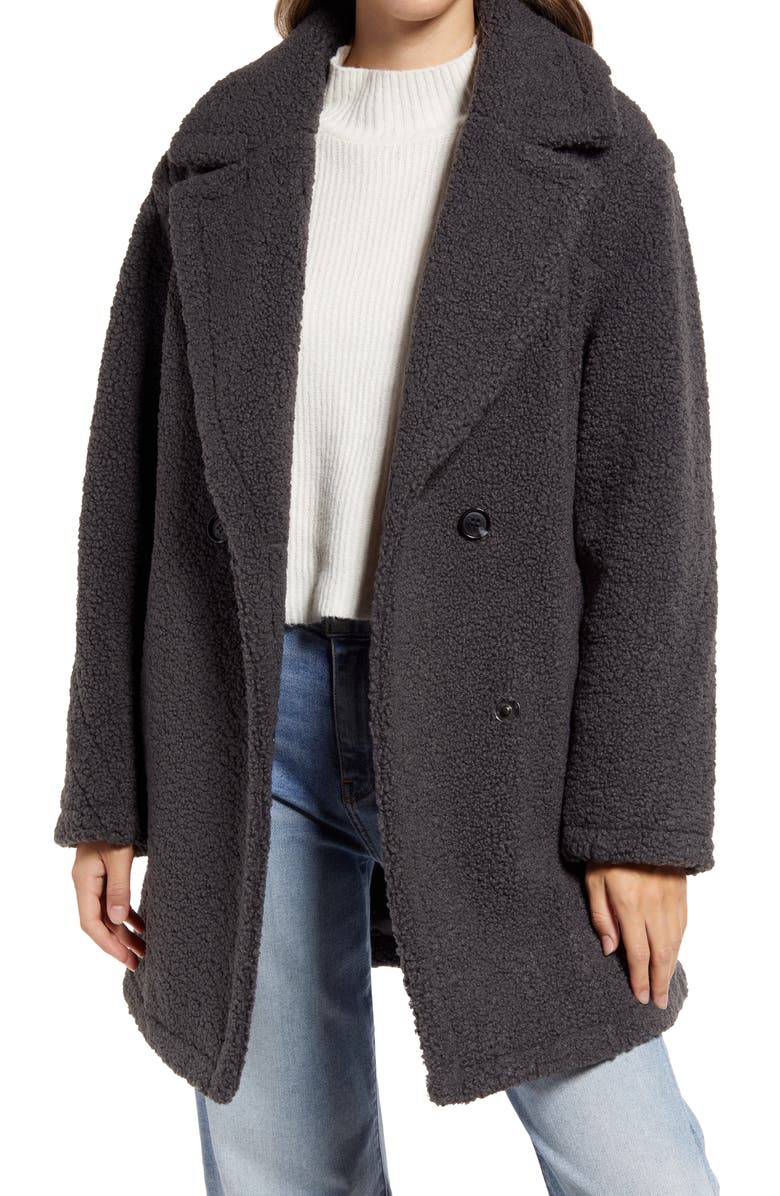 Sam Edelman Faux Shearling Teddy Jacket, Main, color,