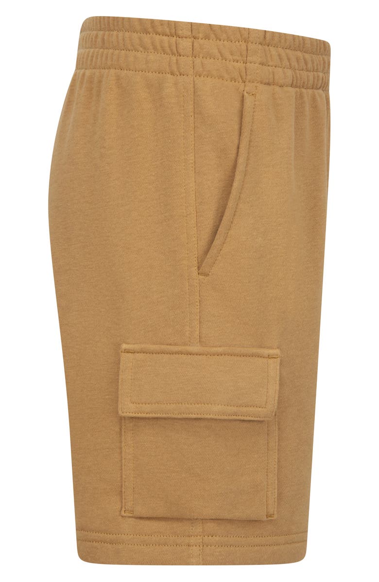Nike Kids' French Terry Cargo Shorts, Alternate, color, Flax