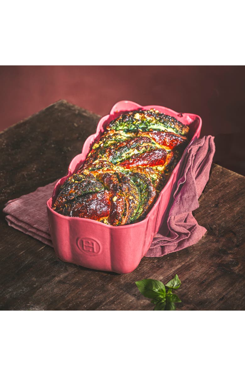 Emile Henry Madeleine Ceramic Loaf Pan, Alternate, color, Rose