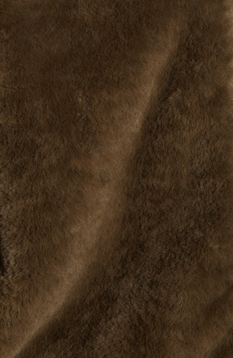 cupcakes and cashmere Breda Faux Fur Hooded Jacket, Alternate, color, 