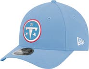 New Era Men's New Era Light Blue Tennessee Titans Primary Logo 9FORTY M-Crown Adjustable Hat