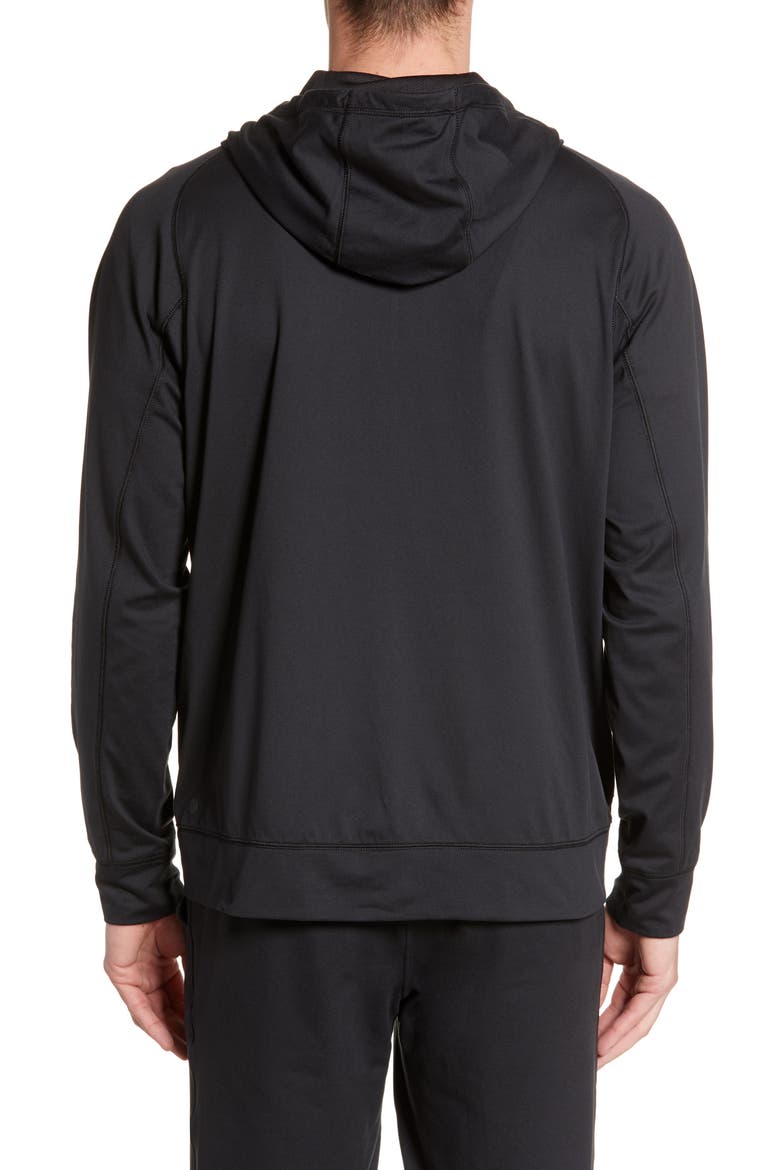 Pyrite Zip Hoodie, Alternate, color, BLACK