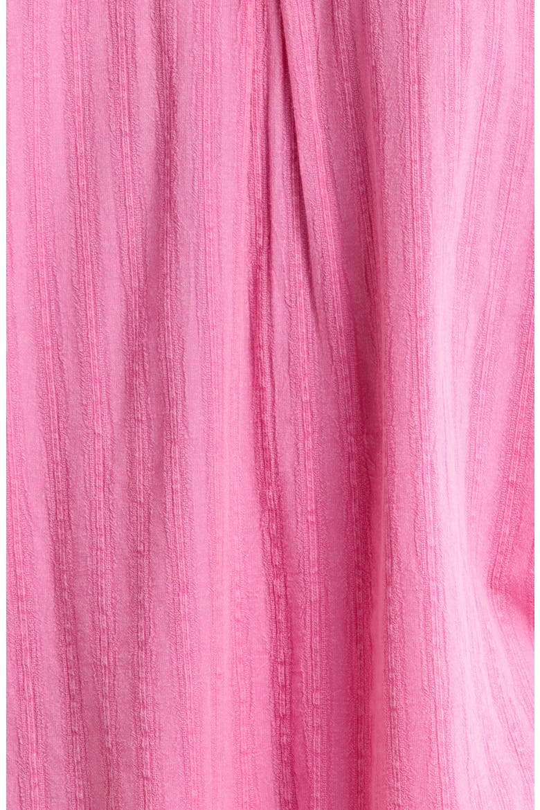 Hotel Malibu Embroidered Yarn Dyed Stripe Button-Up Shirt, Alternate, color, SUPER PINK