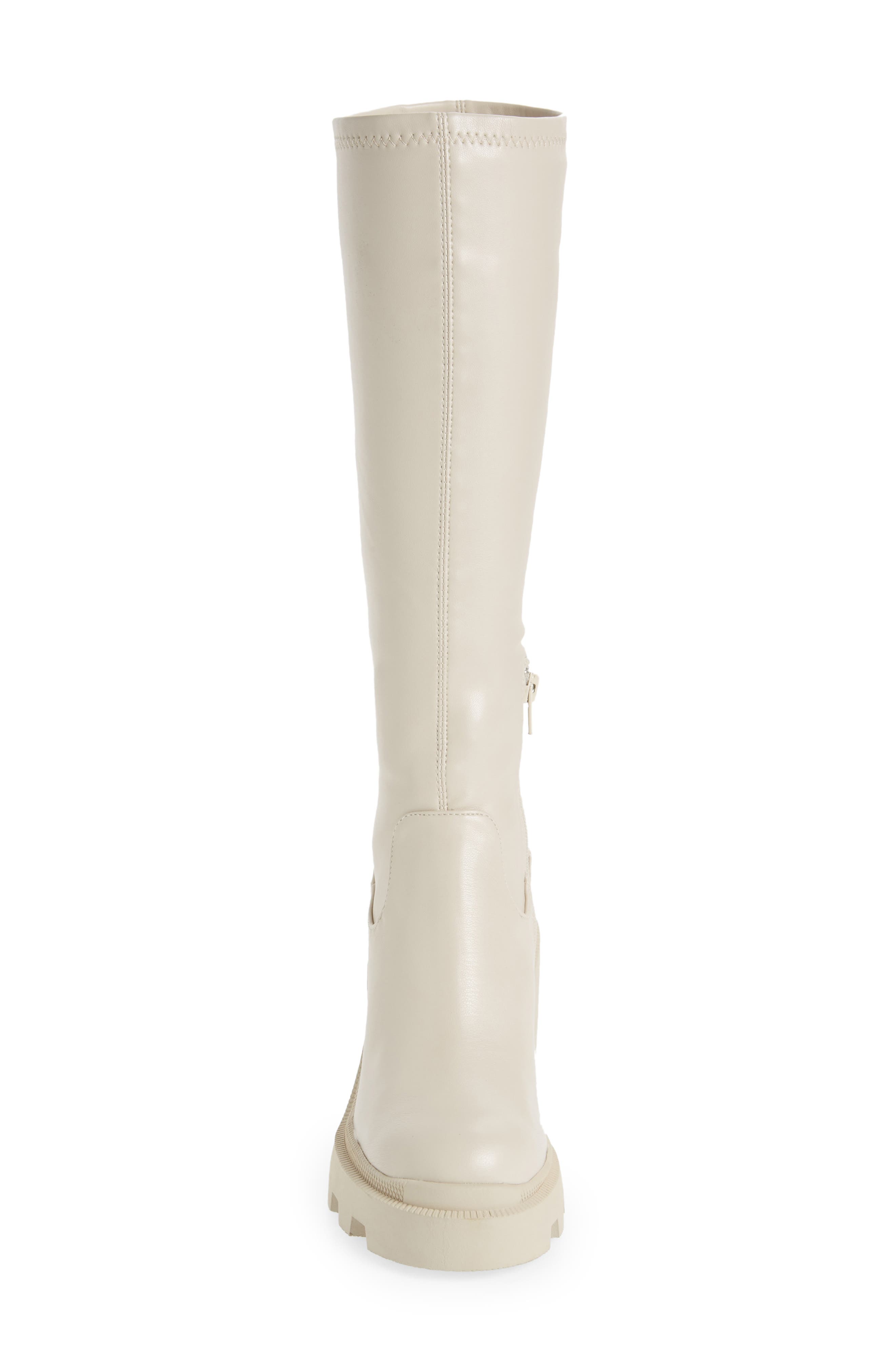 Roxanna Knee High Boot, Alternate, color, BONE