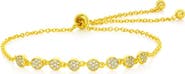 Donatello Gian Gold-Tone Crystal Adjustable Bracelet