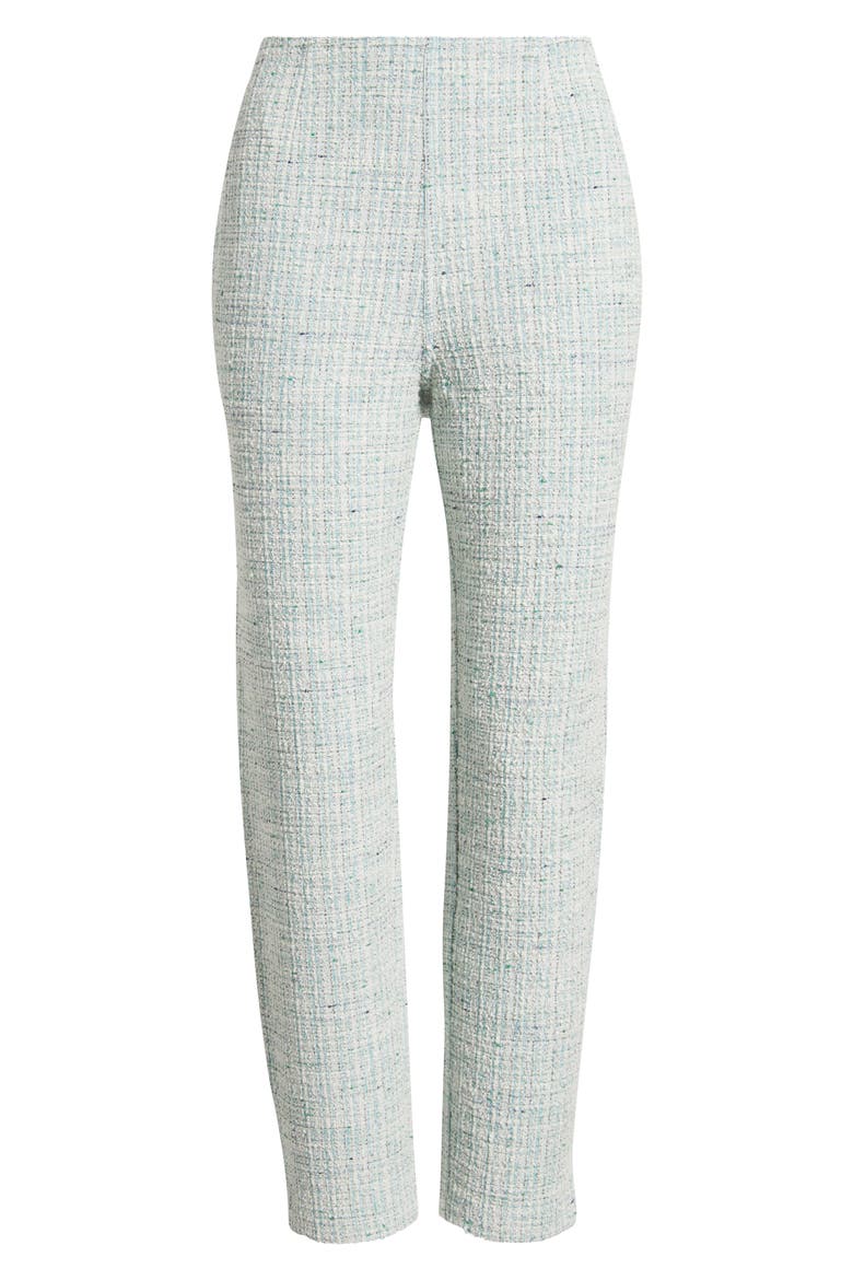Stretch Bouclé Skimmer Pants, Alternate, color, MINT
