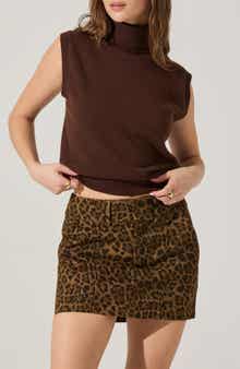 ASTR the Label Avah Turtleneck Wool Blend Sweater Vest