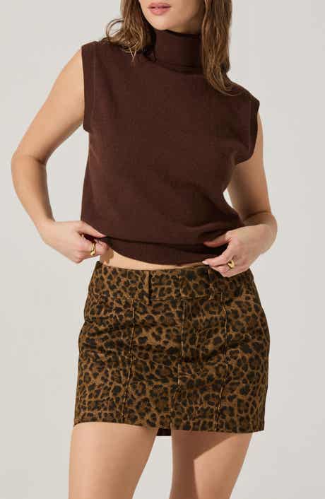 ASTR the Label Avah Turtleneck Wool Blend Sweater Vest