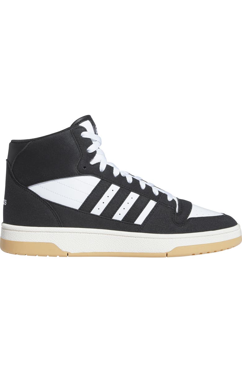 adidas Break Start Mid Top Sneaker, Alternate, color, Black/ Black/ Cloud White