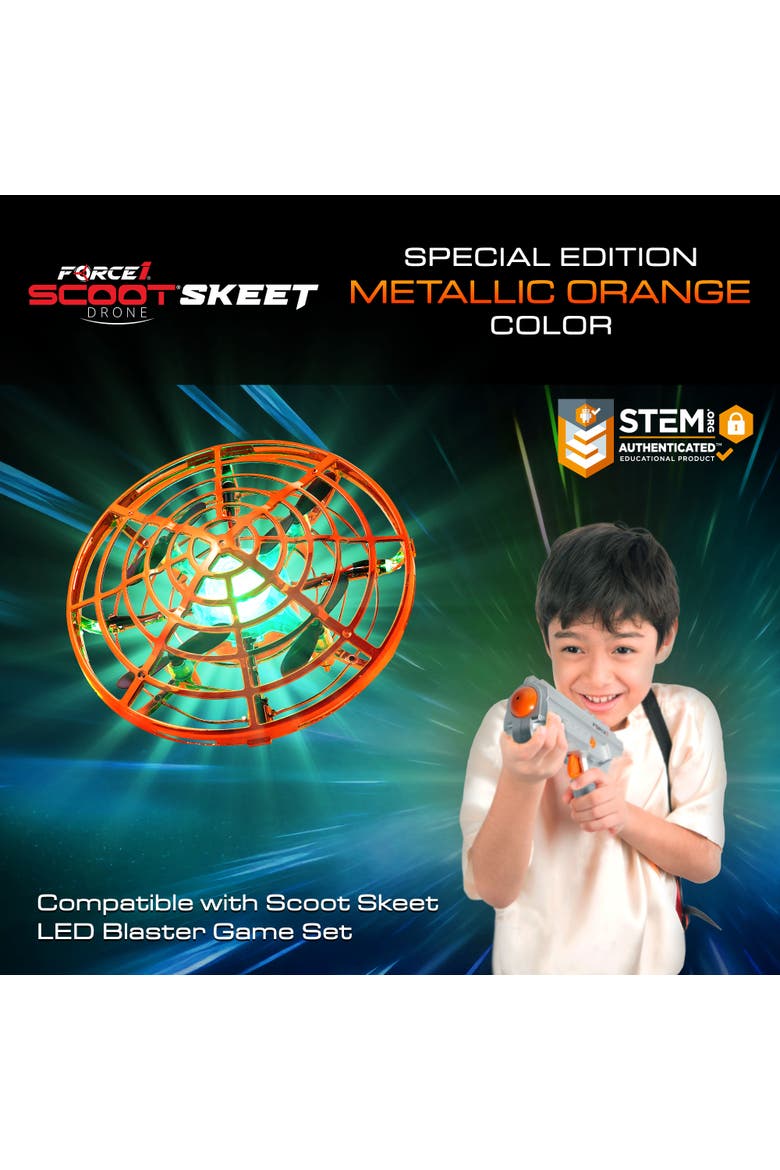 Scoot Skeet Drone Game (Drone Only)- Orange, Alternate, color, Orange