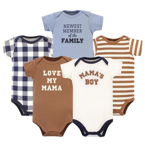 Essential Cotton Bodysuits 5-Piece Set