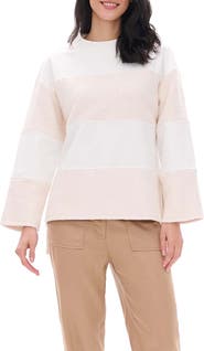Hatley Textured Long Sleeve Stripe Top