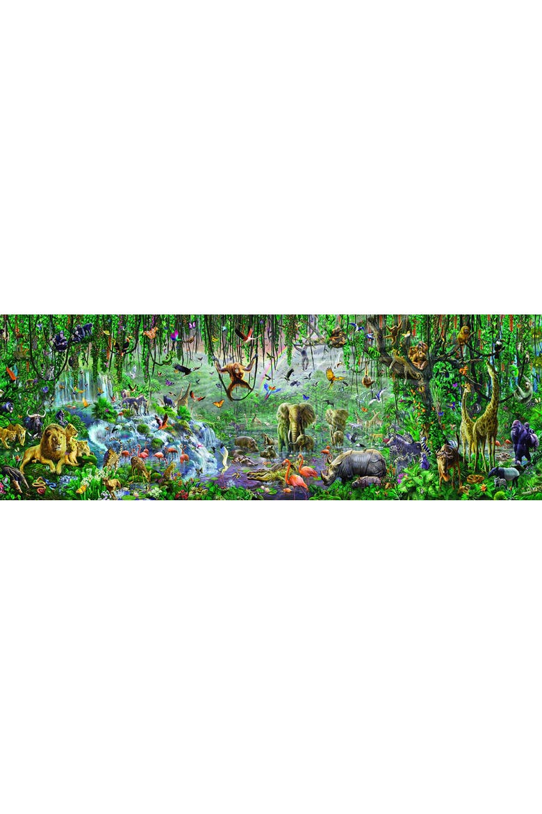 African Mural 500 piece Jigsaw Puzzle for Adults, Alternate, color, Multicolor