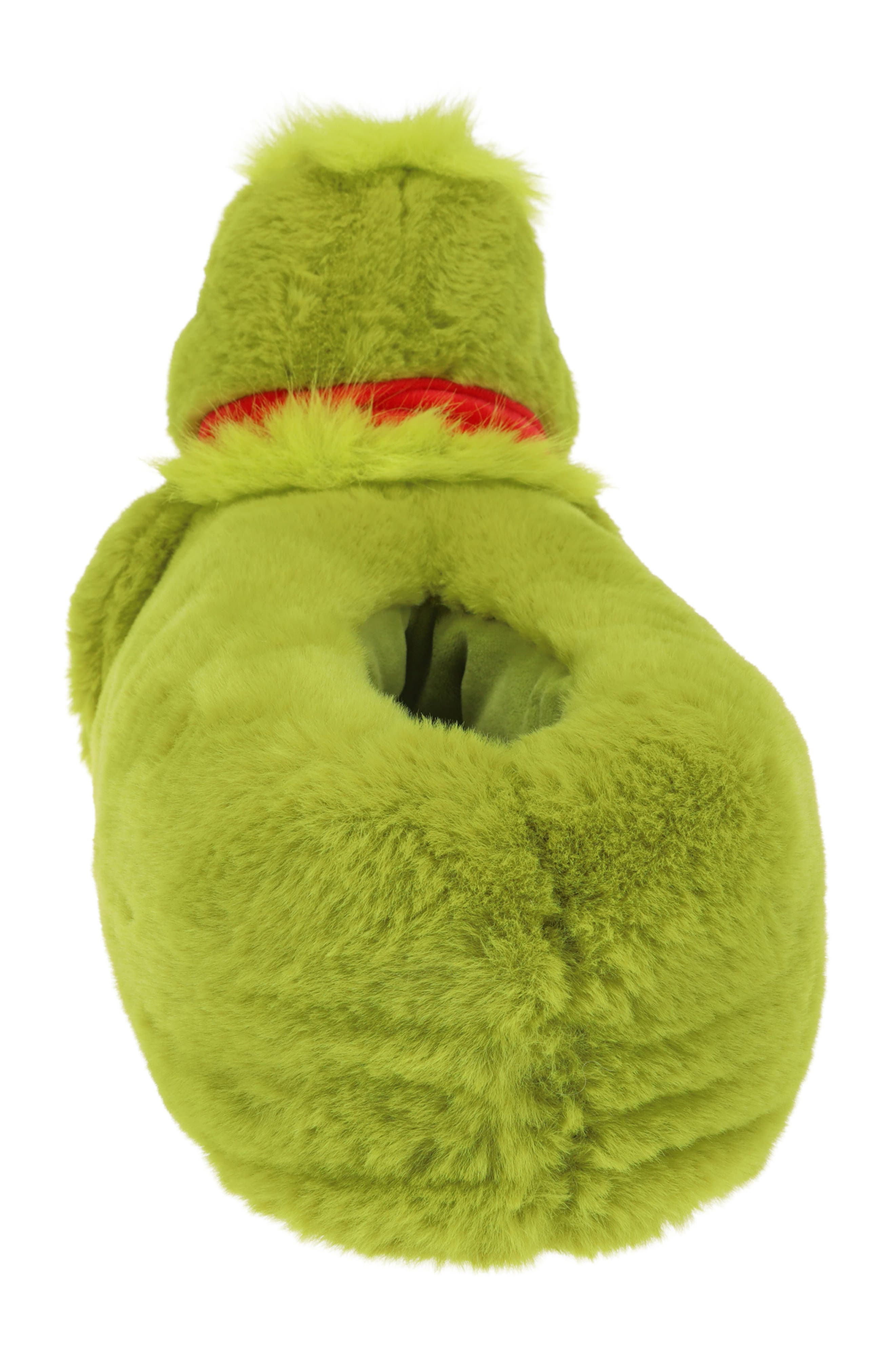 SG Footwear The Grinch Face Slipper, Alternate, color, 