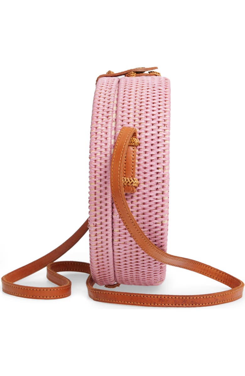 Nordstrom Woven Rattan Canteen Bag, Alternate, color,