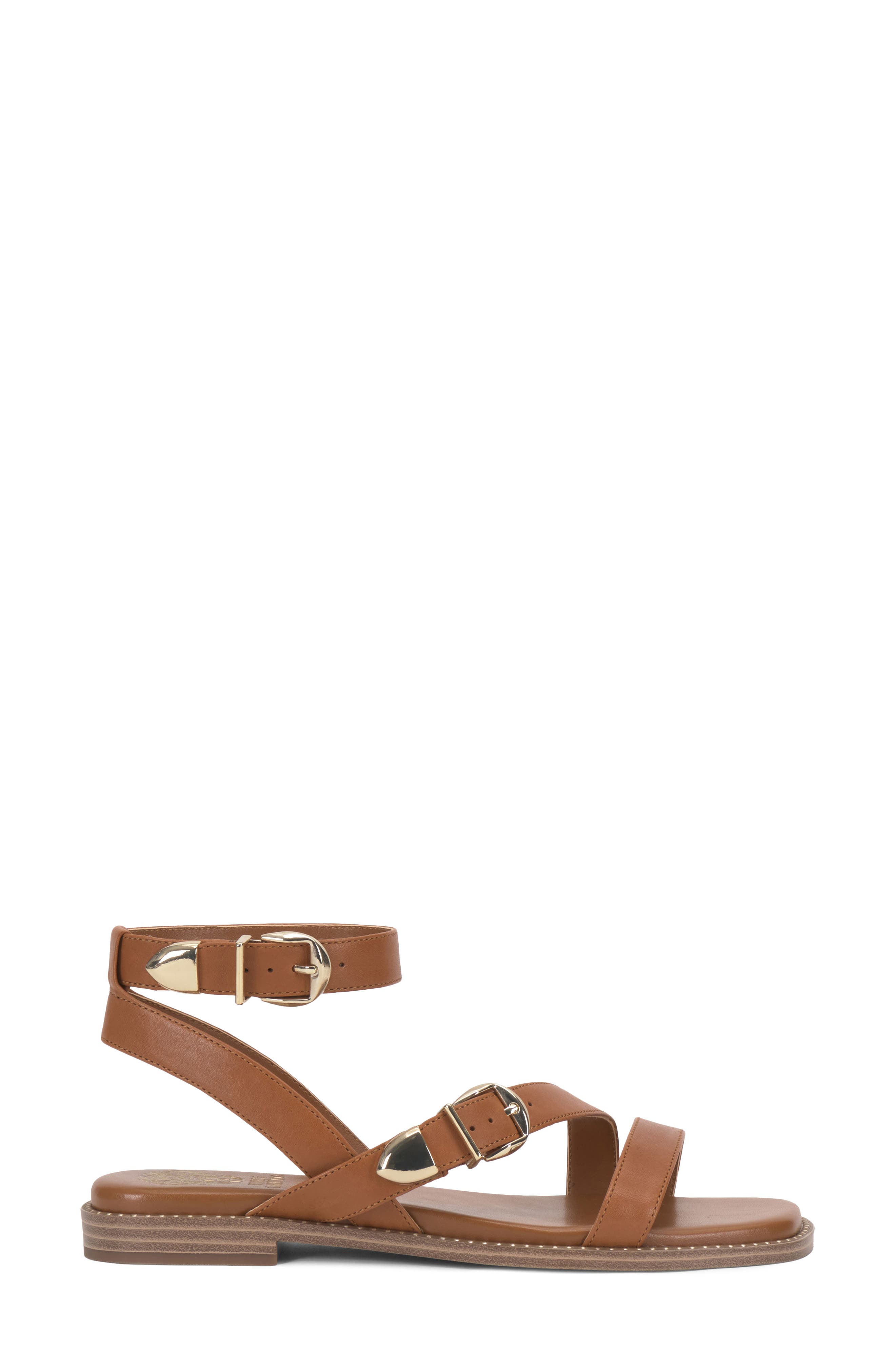 Vince Camuto Neiko Ankle Strap Sandal, Alternate, color, Golden Walnut
