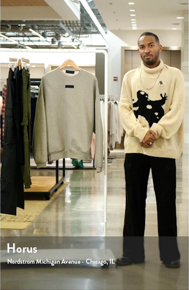 Crewneck Cotton Blend Sweatshirt, sales video thumbnail