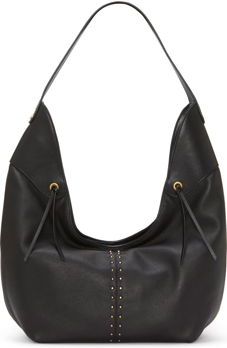 Vince Camuto Ganya Leather Hobo Bag, Main, color,