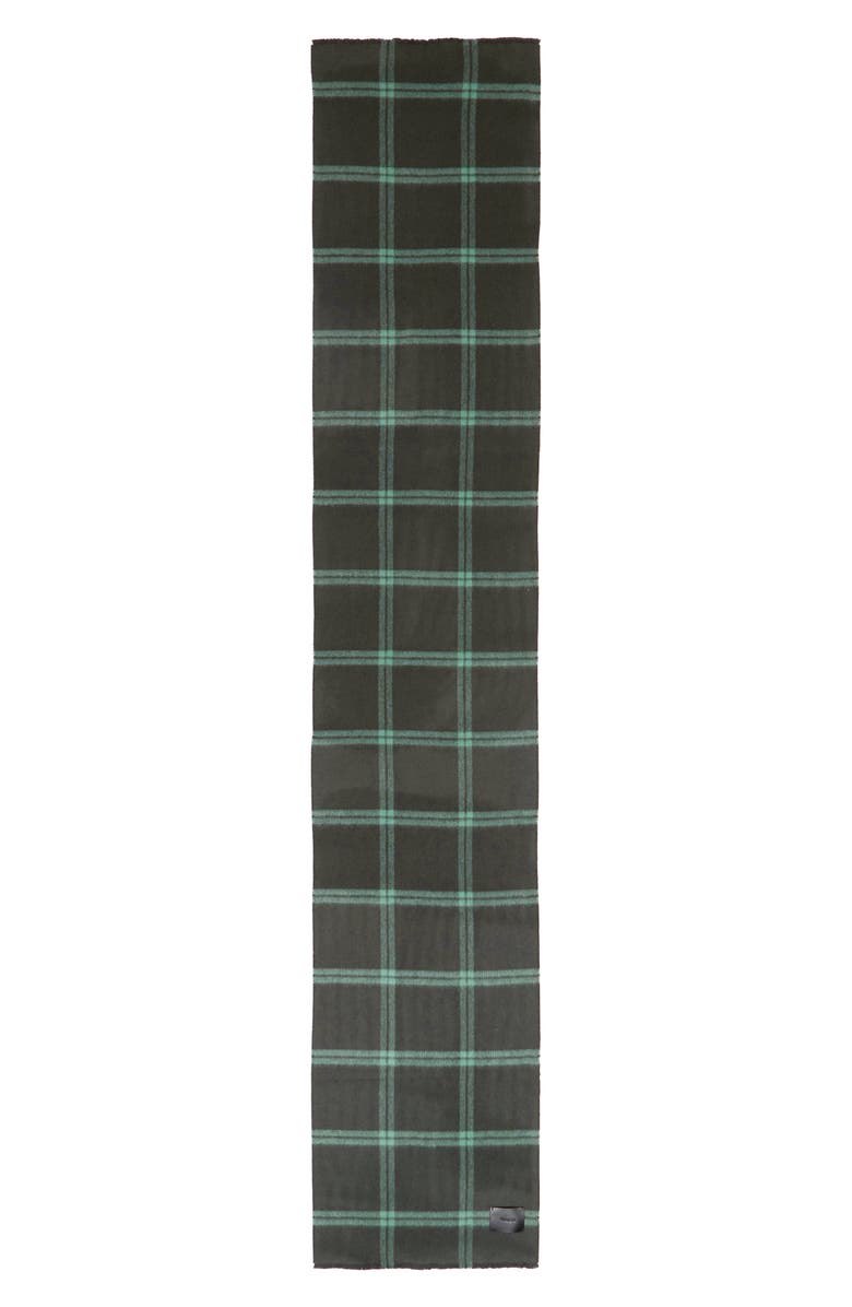 Vince Windowpane Plaid Wool & Cashmere Scarf | Nordstrom