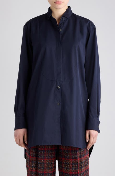 Colbys Bib Front Cotton Poplin Shirt