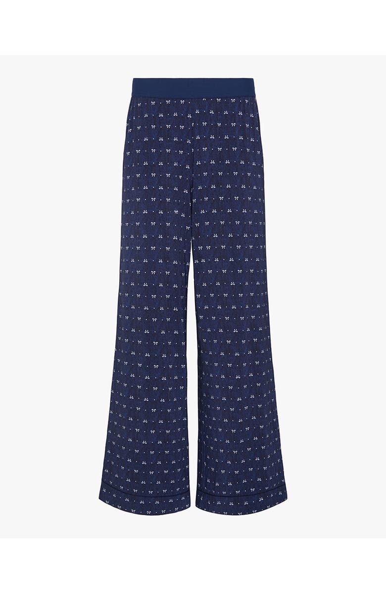 WeWoreWhat Sleep Wide Leg Pant, Alternate, color, Medium Wash