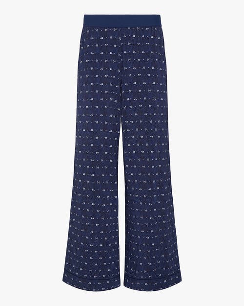 Weworewhat Sleep Wide Leg Pant In Blue