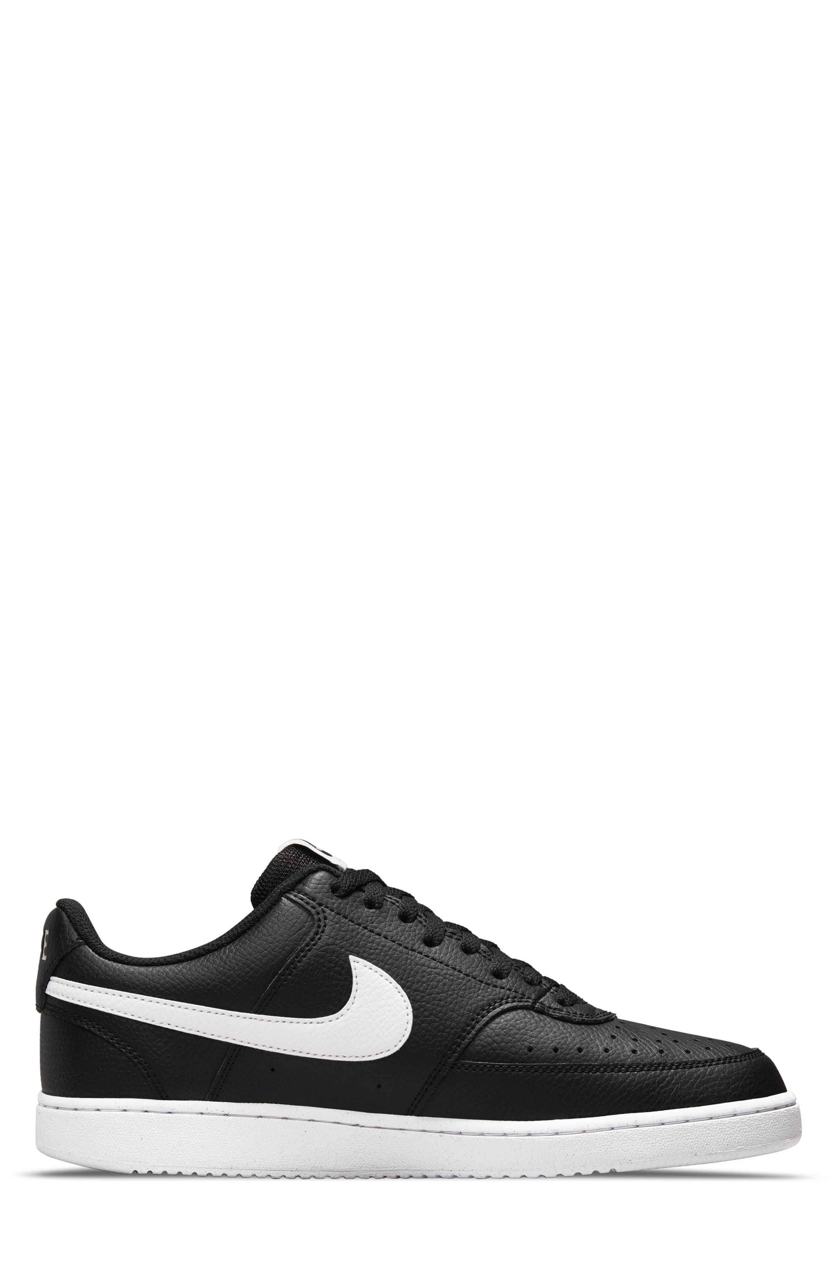 Nike Court Vision Next Nature Sneaker, Alternate, color, Black/ White/ Black