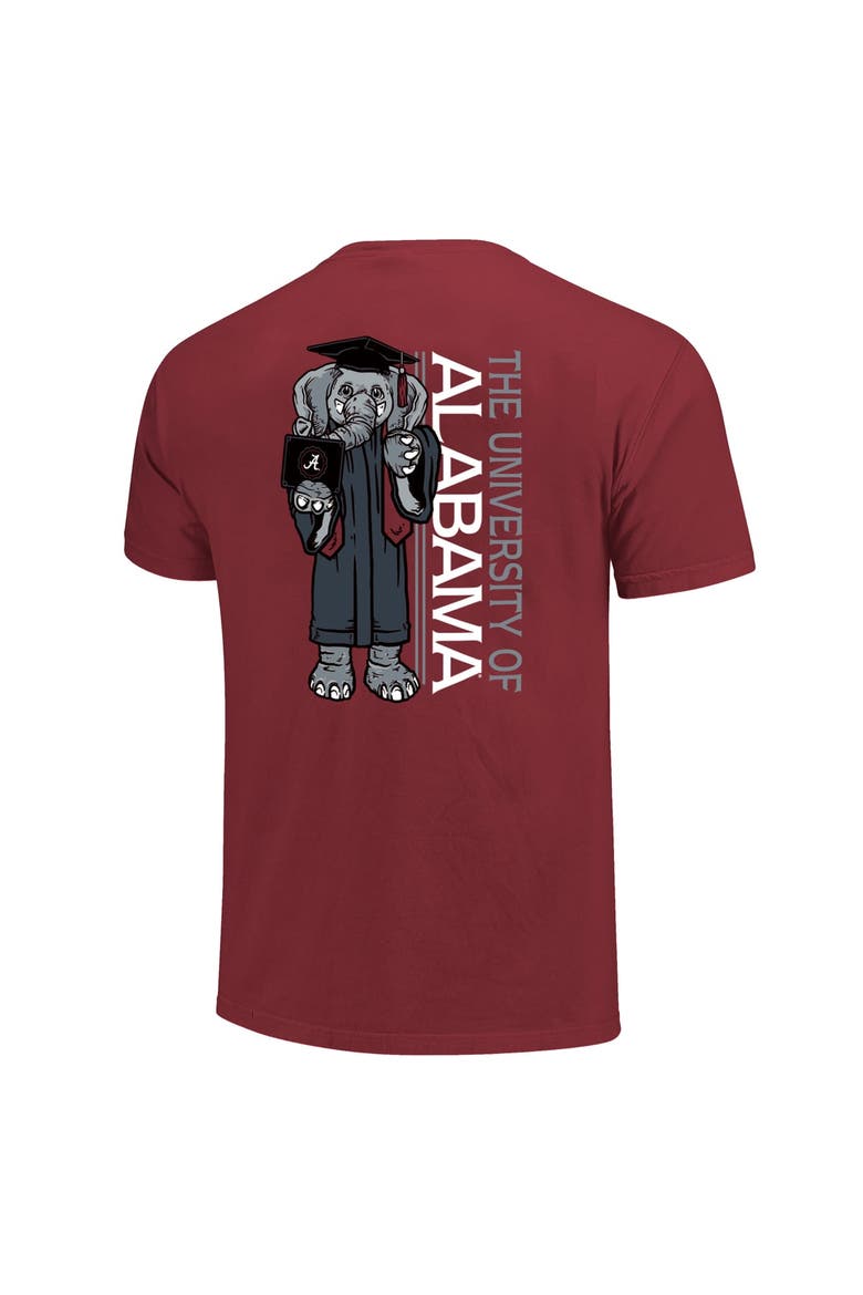 Men's Crimson Alabama Crimson Tide Mascot Grad Achievement Unlocked T-Shirt, Alternate, color, Crimson