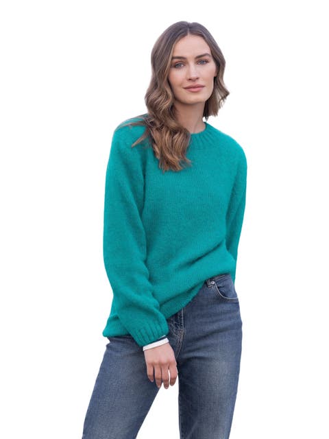 Alpaca Cotton Slouch Sweater