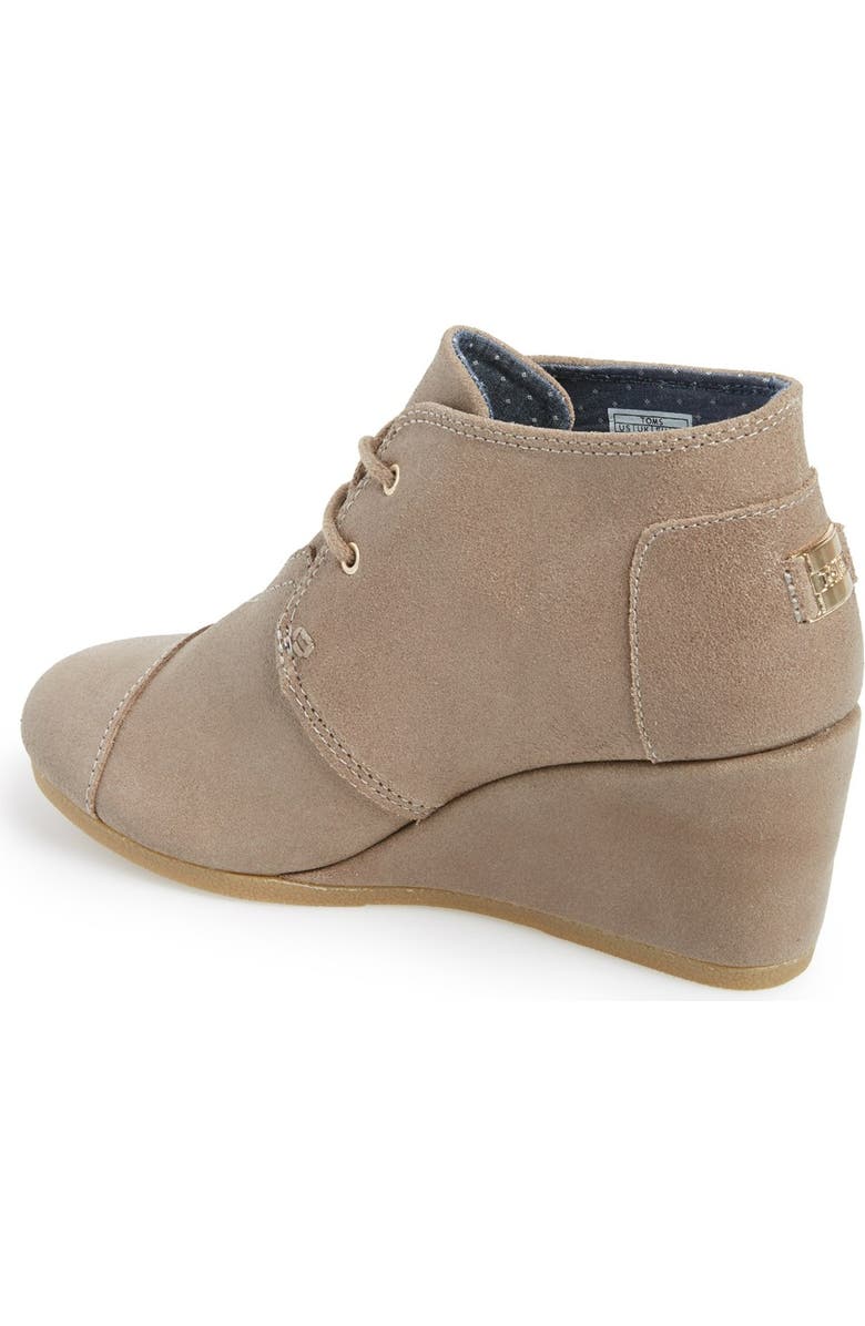 TOMS 'Desert' Wedge Bootie, Alternate, color,