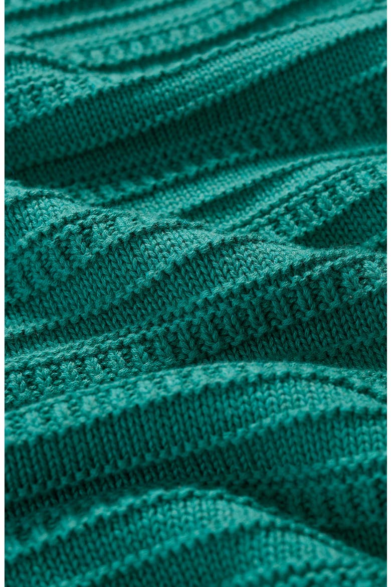 Tepel Organic Cotton Sweater Vest, Alternate, color, KNIT MELANGE TIDAL